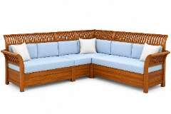 Corner Sofa (Teak Wood)