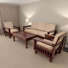 Teak Wood Sofa (3+1+1)